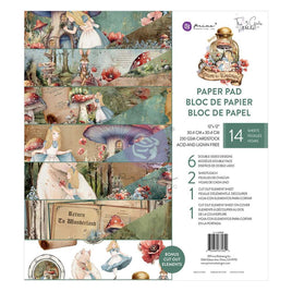 Return To Wonderland - Prima Marketing Double-Sided Paper Pad 12"X12" 14/Pkg