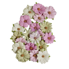 Serene Petals - Mornig Hush - Prima Marketing Paper Flowers 20/Pkg