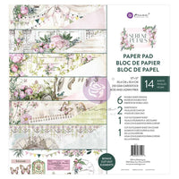 Serene Petals - Prima Marketing Double-Sided Paper Pad 12"X12" 14/Pkg