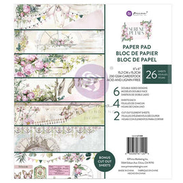 Serene Petals - Prima Marketing Double-Sided Paper Pad 6"X6" 26/Pkg