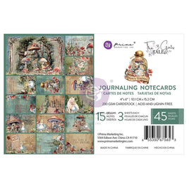 Return To Wonderland Journaling Cards 4"X6" 45/Pkg