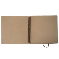 Brown Square - Elizabeth Craft Stonewashed Art Journal XL 5.5"X5.5"