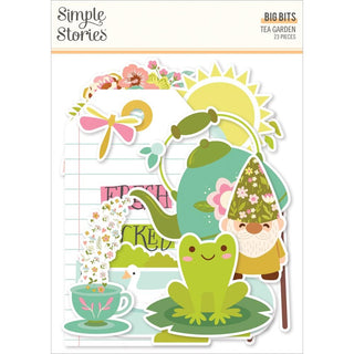 Tea Garden Bits & Pieces Die-Cuts 23/Pkg - Big