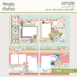 Simple Vintage Flower Shoppe - Simple Stories Simple Pages Page Kit