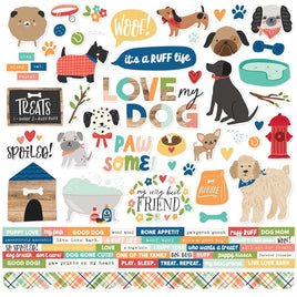 Fur Baby Dog - Fur Baby Dog Cardstock Stickers