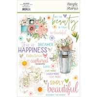 Simple Vintage Flower Shoppe Rub-Ons