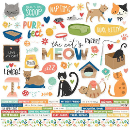 Fur Baby Cat - Fur Baby Cat Cardstock Stickers