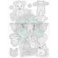 Clothes - Craft Consortium Little Ones Photopolymer Stamp Set