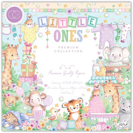 Little Ones, 20 Designs - Craft Consortium Double-Sided Paper Pad 6"X6" 40/Pkg