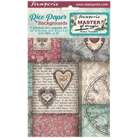 Master Of Magic - Stamperia Assorted Rice Paper Backgrounds A6 8/Sheets