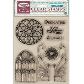 Master Of Magic, Gotchic Elements - Stamperia Clear Stamps 5.5"X7"