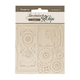 Master Of Magic, Hourglass - Stamperia Decorative Chips 5.5"X5.5"