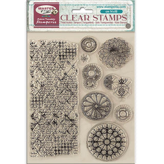 Master Of Magic, Border & Circles - Stamperia Clear Stamps 5.5