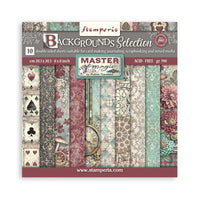 Master Of Magic, 10 Designs/1 Each - Stamperia Backgrounds Double-Sided Paper Pad 8"X8" 10/Pkg