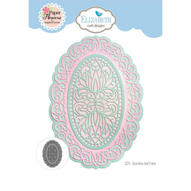 Decorative Oval Frame - Elizabeth Craft Metal Die