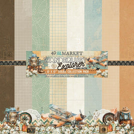 Wanderlust Explorer - 49 & Market Collection Pack 12"X12"