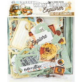 Wanderlust Explorer - 49 And Market Die-Cut Elements