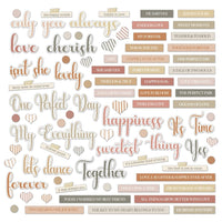 Words, One Perfect Day - 49 And Market Chipboard Set