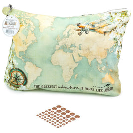 Wanderlust Explorer - 49 And Market Essentials Project Tote W/ Enamel Dots