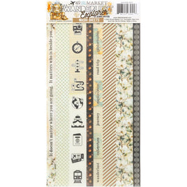 Wanderlust Explorer - 49 And Market Washi Tape Sheets