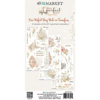 One Perfect Day - 49 And Market Rub-On Transfer Set 6"X12"