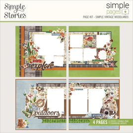 Simple Vintage Woodlands - Simple Stories Simple Pages Page Kit