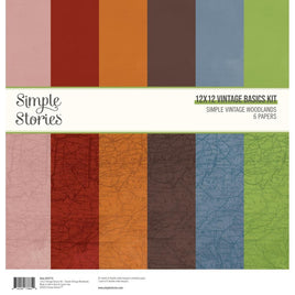 Simple Vintage Woodlands - Simple Stories Vintage Basics Kit 12"X12"