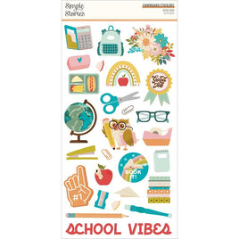 Book Fair Chipboard Stickers
