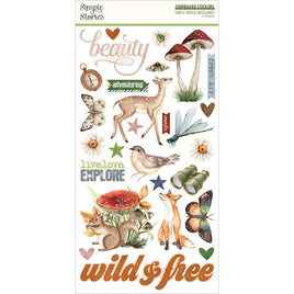 Simple Vintage Woodlands - 6x12 Chipboard