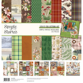 Simple Vintage Woodlands - Simple Stories Collection Kit 12"X12