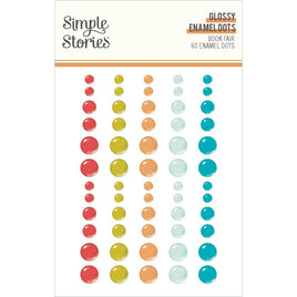 Book Fair - Book Fair Enamel Dots 60/Pkg