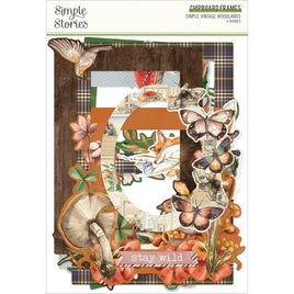 Simple Vintage Woodlands Chipboard Frames