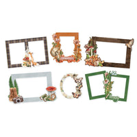 Simple Vintage Woodlands Chipboard Frames