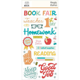 Book Fair Foam Stickers