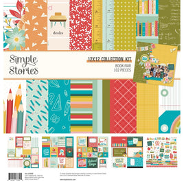 Book Fair - Simple Stories Collection Kit 12"X12