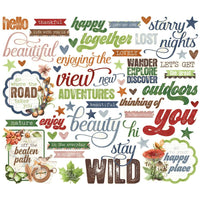 Sentiment - Simple Vintage Woodlands Bits & Pieces 53/Pkg