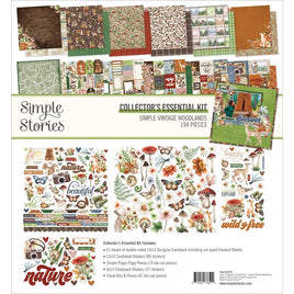 Simple Vintage Woodlands - Simple Stories Collector's Essential Kit 12"X12"
