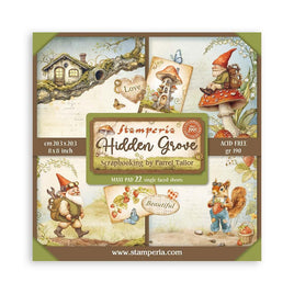 Hidden Grove, (8"X8") Maxi Paper Pad 22 sheets