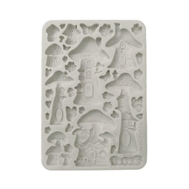 Hidden Grove Mushroom Houses - Stamperia Silicon Mould A5