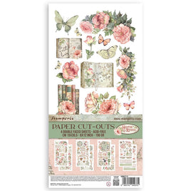 House of Roses - Stamperia Double-Sided Paper Cut-Outs 4/Pkg