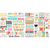 Words, Bow Wow - Bella Blvd Cardstock Ephemera