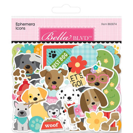 Icons, Bow Wow - Bella Blvd Cardstock Ephemera