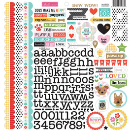 Doohickey - Bella Blvd Bow Wow Cardstock Stickers 12"X12"