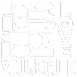 You're Cute - Bella Blvd Meow Cut-Outs