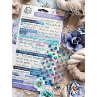 A Mermaid's Tale - Prima Marketing Say It In Crystals 48/Pkg