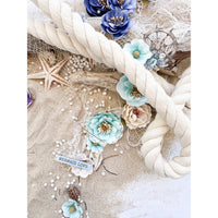 Ocean Mist, A Mermaid's Tale - Prima Marketing Flowers 5/Pkg