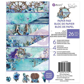 A Mermaid's Tale - Prima Marketing Double-Sided Paper Pad 6"X6" 26/Pkg
