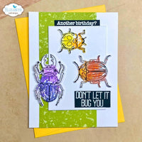 Beetles and Bugs - Elizabeth Craft Stamp And Die Set