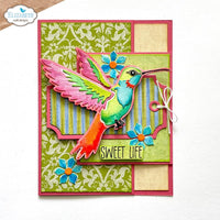 Layered Hummingbird - Elizabeth Craft Metal Dies