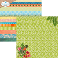 Colorful Collective, Sunny Days - Elizabeth Craft Double-Sided Cardstock Pack 12"X12"